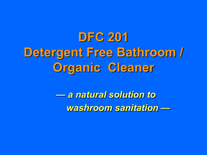 DFC 101 Detergent Free Cleaner
