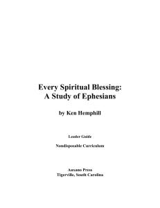 Ephesians Leader Guide