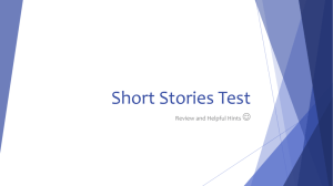 Short Stories Test