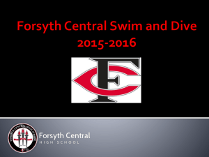 Forsyth Central Swim and Dive 2014-2015