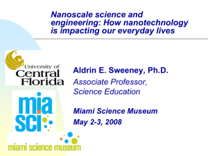 Dr. Sweeney's Nano Career Day Powerpoint