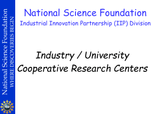 Division of Industrial Innovation and Partnerships
