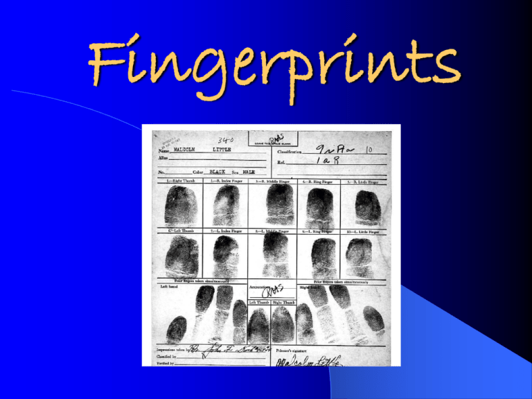 Fingerprint Powerpoint