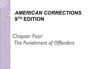 Chapter Four The Punishment of Offenders