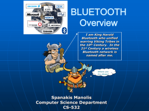 Bluetooth Overview