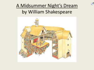 A Midsummer Night's Dream Power Point