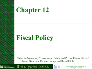 Fiscal Policy - Crawfordsworld