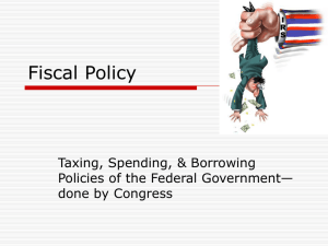 Fiscal Policy PowerPoint