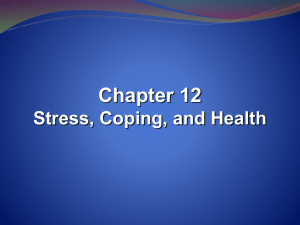 Stress, Coping, and Health