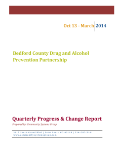 BCDAPP Quarterly Report FY13