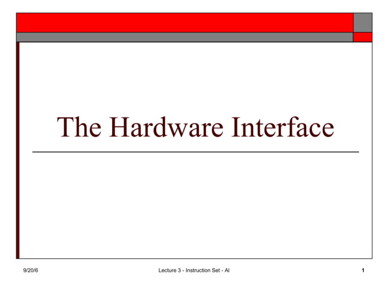 ECE 765 Microcomputer Structures