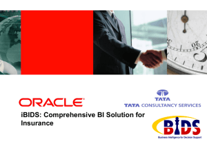 tBIDS: A Comprehensive BI Solution for Telecommunications