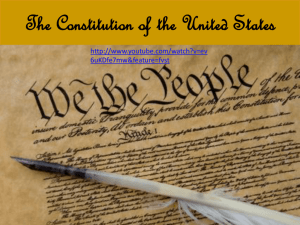 An Outline of the Constitution