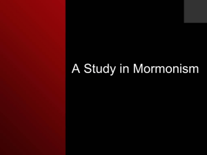 Mormonism Presentation (PPT)