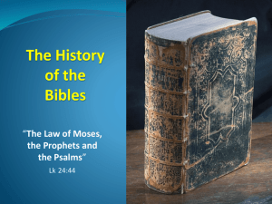 A05 The History of the Bibles