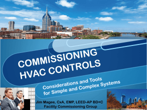 commissioning hvac controls - Facility Commissioning Group