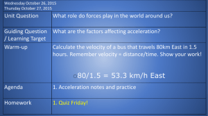 Acceleration