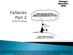 Fallacies - PhilosophyMoriah