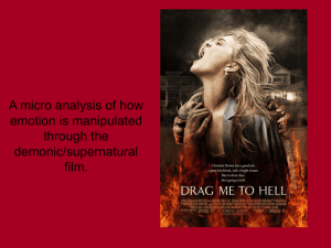 A micro analysis -drag me to hell