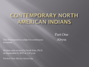 Lecture 1 Abyss - Western New Mexico University