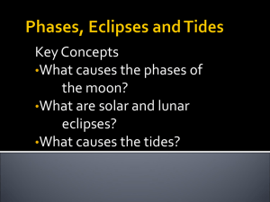 Phases, Eclipses and Tides