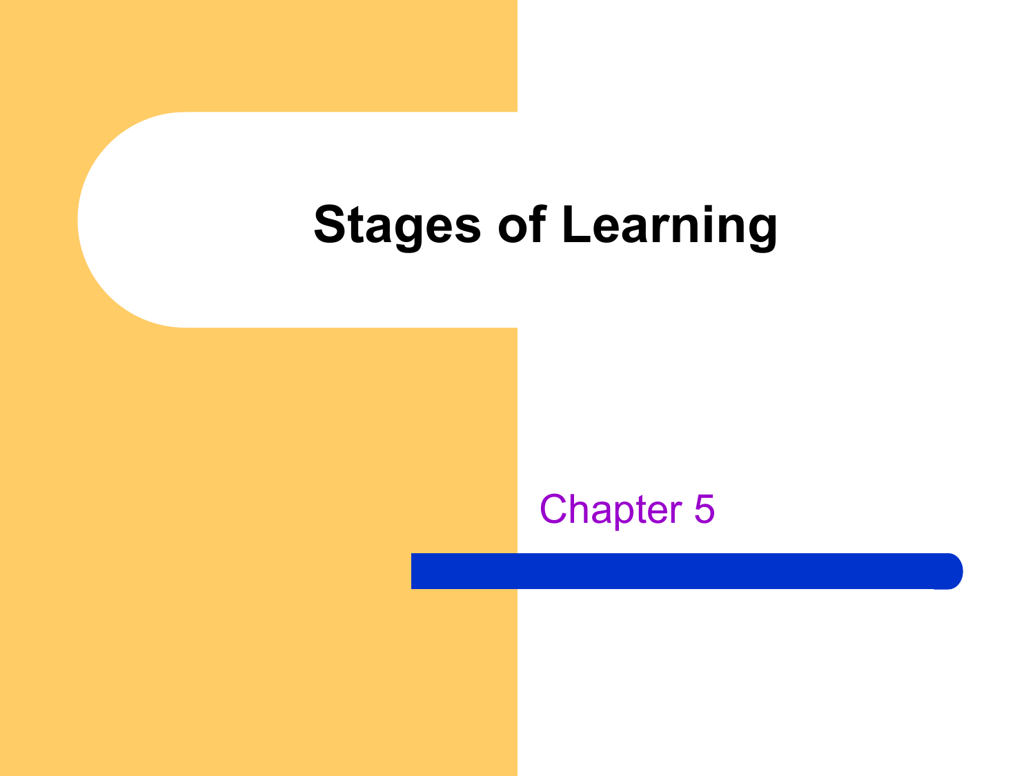 Associative Stage Of Learning