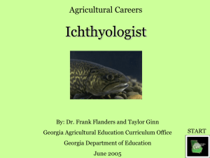 Becoming an Ichthyologist