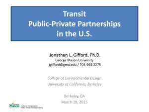here - Center for Transportation Public – Private Partnership Policy