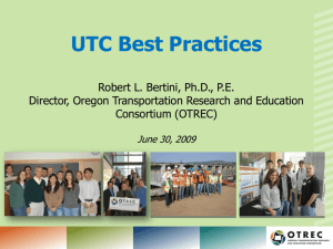 UTC Best Practices