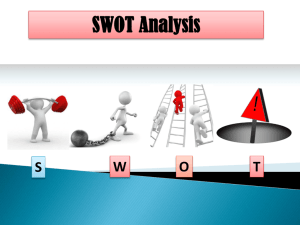 SWOT (Strengths, Weaknesses, Opportunities & Threats) Analysis