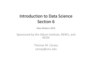 Introduction to Data Science Day 2
