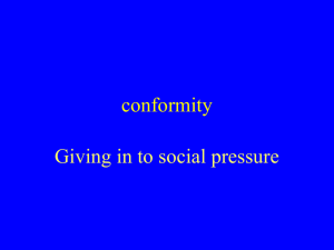 Lecture 6 Conformity and Compliance