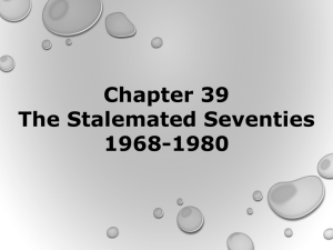 Chapter 39 PowerPoint - Clear Falls High School AP US History