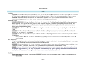 TREATY Extraction [UNC] Principles: Article 1: Purposes of the UN