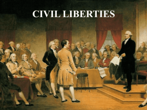 Click here for the Civil Liberties PowerPoint. - Newberry