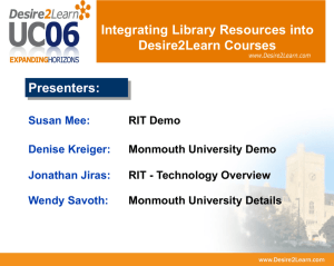 Library Resources Link Server - Rochester Institute of Technology