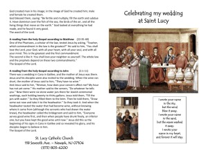 WEDDINGenglish - Saint Lucy's Church