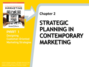Strategic Planning in Contemporary Marketing