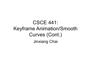 Keyframe Interpolation/smooth curve