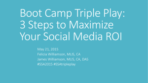 Bootcamp Triple Play: 3 Steps to Maximize Your Social Media ROI