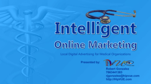 Intelligent Online Marketing for Medical