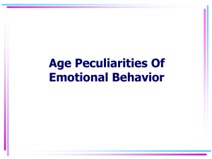 Age peculiarities of Human Psychology and Behavior, Tiredness