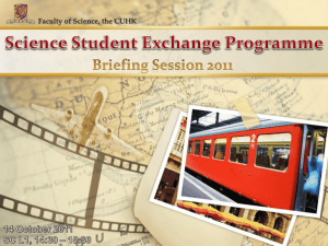 Science Student Exchange Programme