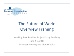 The Future of Work: Overview Framing
