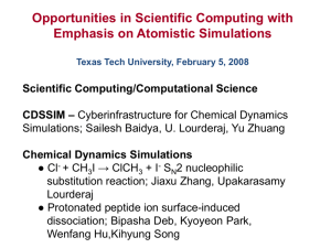 powerpoint talk - Texas Tech University