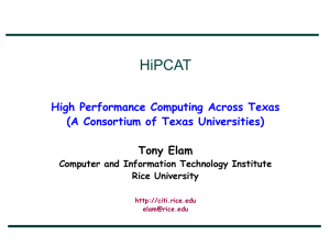 Participants - Texas A&M Supercomputing Facility