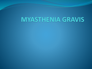 MYASTHENIA GRAVIS