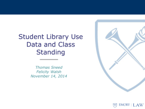 Student Library Use Data