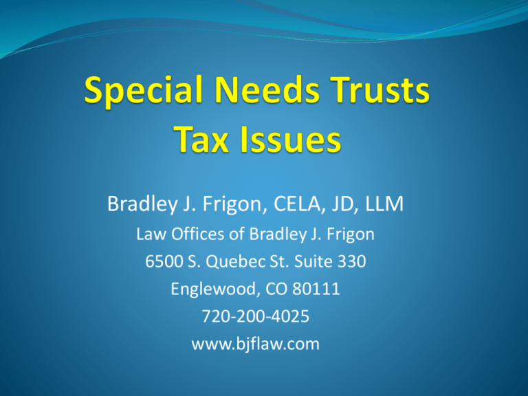 Taxable Income For A Grantor Trust 