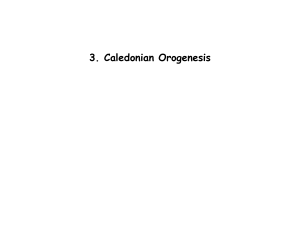 Caledonian Orogenesis
